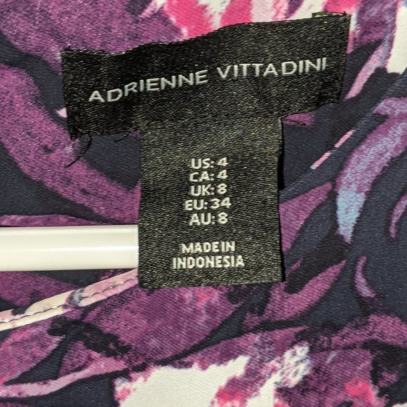 Adrienne Vittadini Floral Sleeveless Tank Dress - Picture 3 of 4